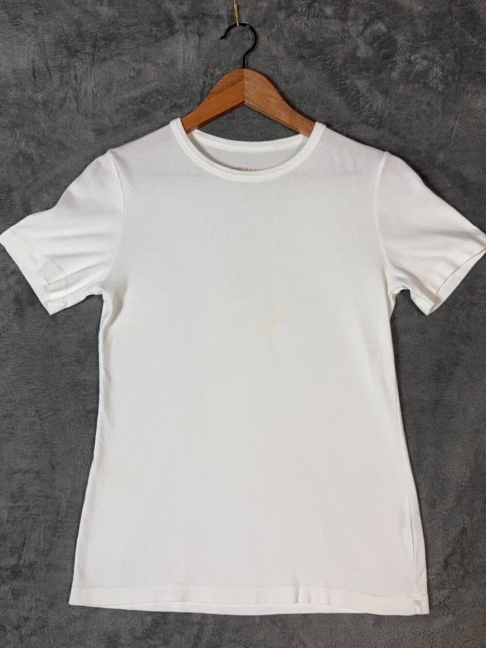 Orvis Womens White Crewneck T-Shirt 100% Cotton Short Sleeve Size M